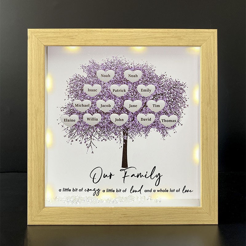 Personalized Family Tree Name Frame Home Decor For Mother's Day Christmas