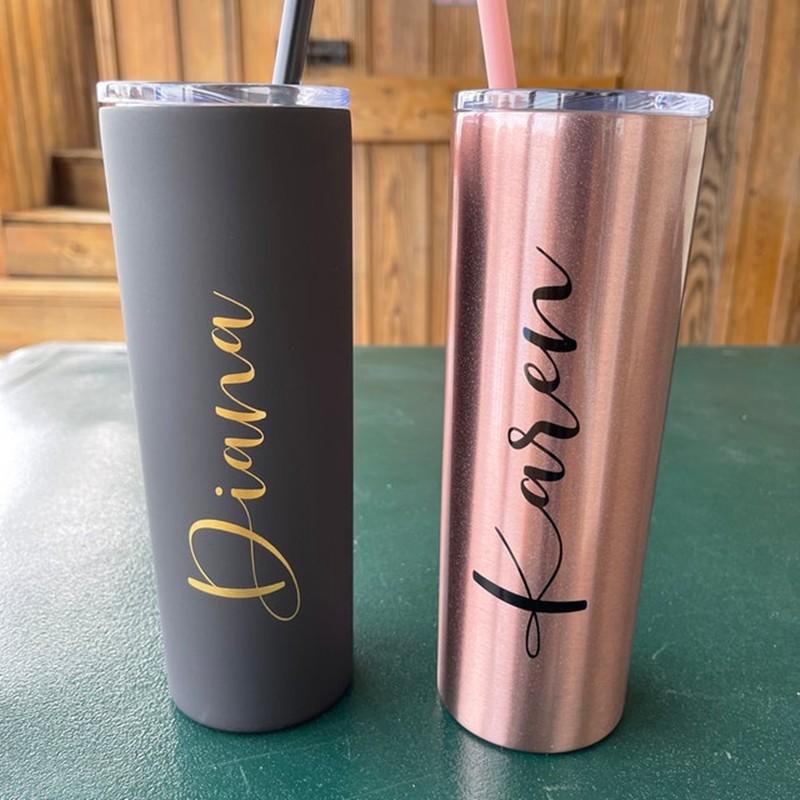 Personalized Bridesmaid Tumbler Bachelorette Favor Party Gift