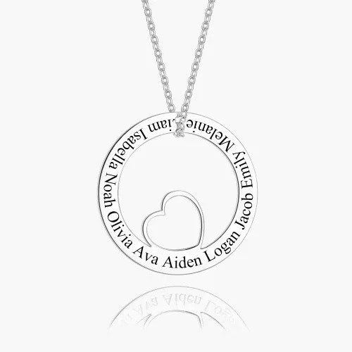 Engraved Hang Tag Necklace
