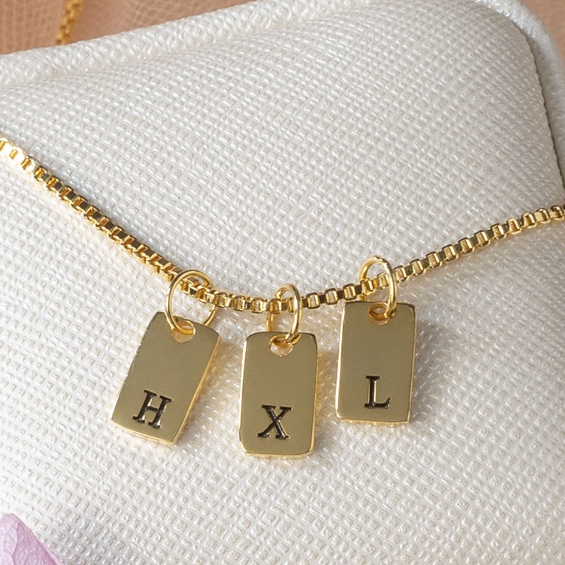 Personalised Initial Choker Name Necklaces For Her