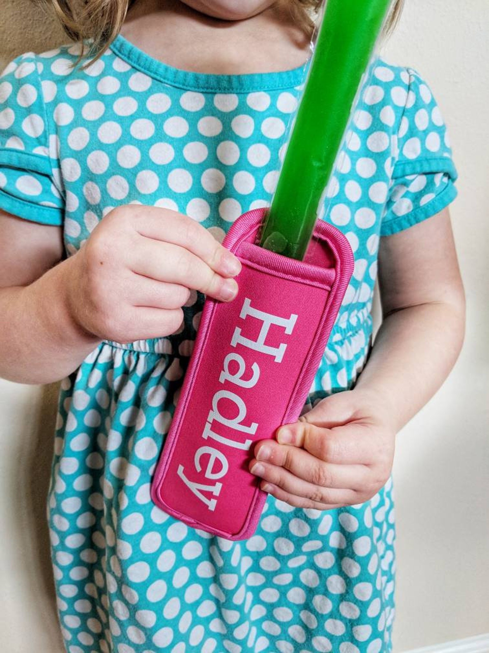 Personalized Popsicle Holder Ice Pop Holder For Kids Party Favors