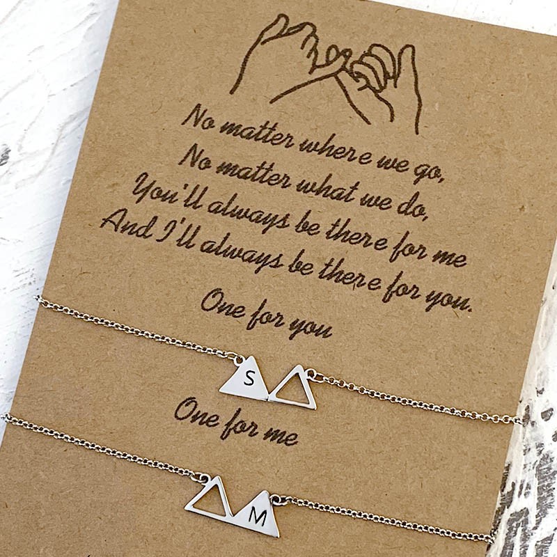 Personalised Best Friend Sister Friendship Bracelets For 2