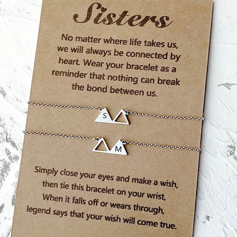 Personalised Best Friend Sister Friendship Bracelets For 2