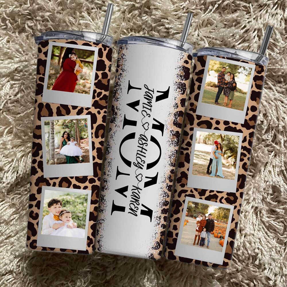 Personalized Mom Tumbler With Kids Name For Mother's Day Gift Ideas