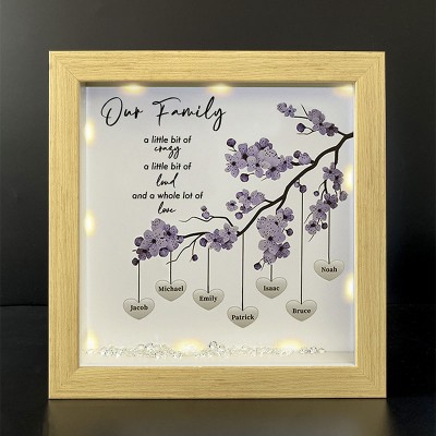 Personalized Family Tree Name Frame Home Decor For Mother's Day Christmas