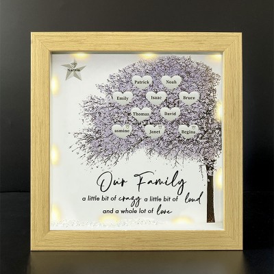 Personalized Family Tree Name Frame Home Decor For Mother's Day Christmas