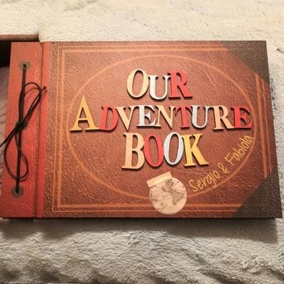 Our Adventure Book Personalized Wood Travel Photo Album For Valentine's Day Anniversary Gift Ideas