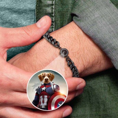 Personalized Memorial Photo Projection Bracelet