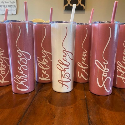 Personalized Bridesmaid Tumbler Bachelorette Favor Party Gift