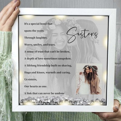 Personalized Best Friend Sister Cousins Memorial Photo Frame Keepsake