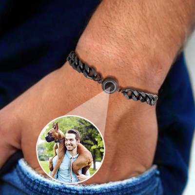 Personalized Memorial Photo Projection Bracelet