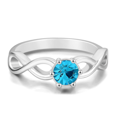 Personalized Birthstone Ring