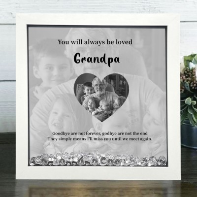 Personalized Grandpa Memorial Photo Frame Keepsake