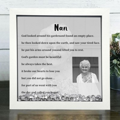 Personalized Grandma Memorial Photo Frame Keepsake