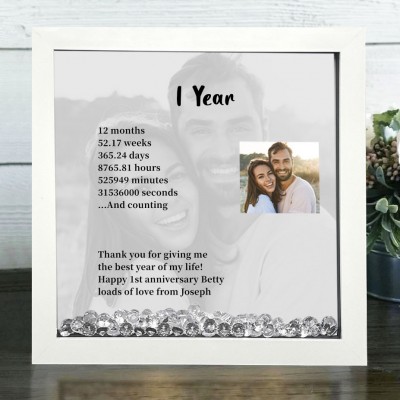 Personalized Couple Photo Frame Keepsake