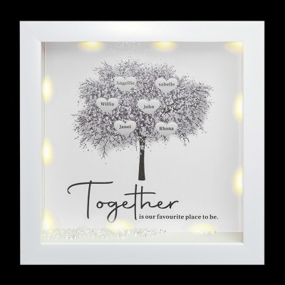 Custom Family Tree Frame Name Sign Home Decor Christmas Gift For Mom Grandma