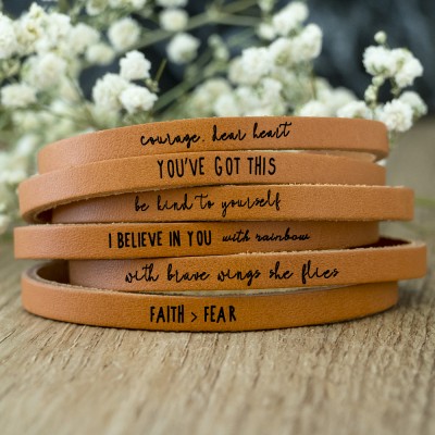 Meaningful Encouragement Bracelet Support Inspiration Gift