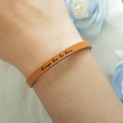 Stronger Than The Storm Encouragement Bracelet Strength Inspiration Gift