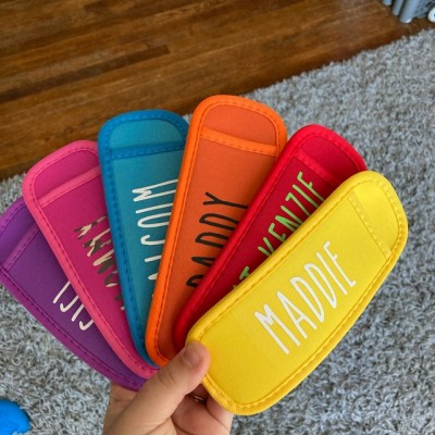 Personalized Popsicle Holder Ice Pop Holder For Kids Summer Party Favors 