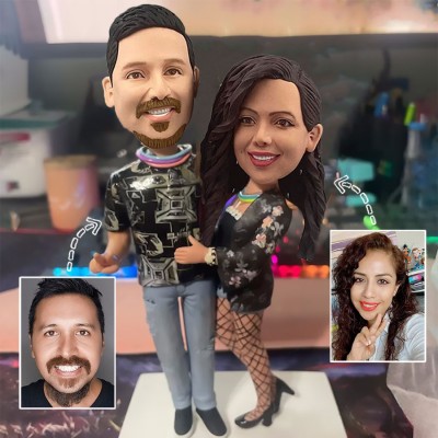 Custom Bobblehead Couple Anniversary Wedding Birthday Gift Ideas