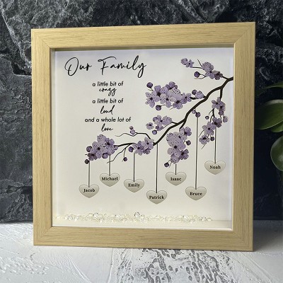 Personalized Family Tree Name Frame Home Decor For Mother's Day Christmas