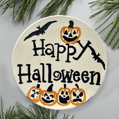 Personalized Happy Halloween Party Platter For Spooky Season Decoration