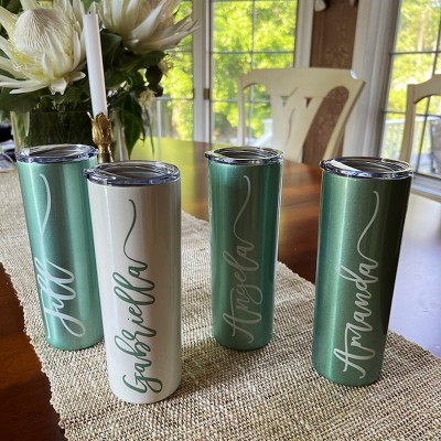 Personalized Bridesmaid Tumbler Bachelorette Favor Party Gift