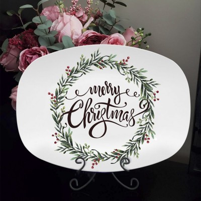 Personalized Family Platter Home Decor For Christmas Day