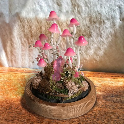 Pink Fairy Mushroom Lamp For Home Decor Birthday Christmas Gift