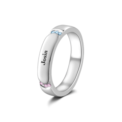 Engravable Promise Ring