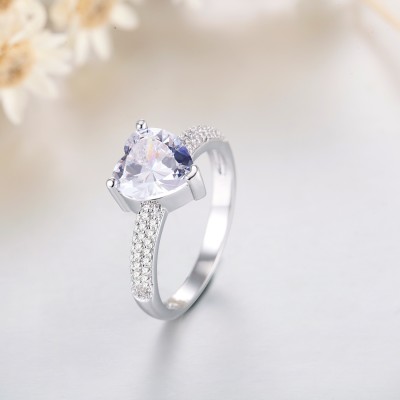 Love You Engagement Wedding Ring