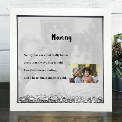 Personalized Nanny Memorial Photo Frame Keepsake