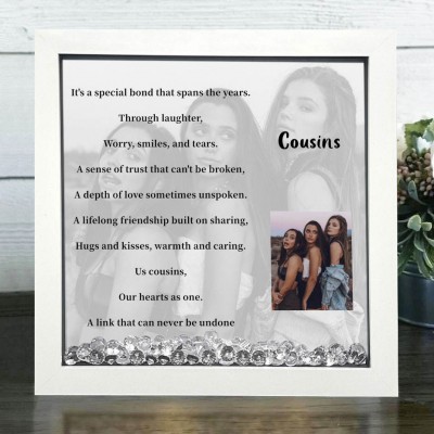 Personalized Cousins Best Friend Sister Memorial Photo Frame Keepsake