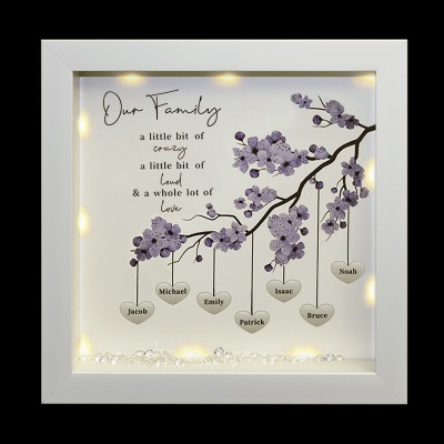 Custom Family Tree Frame Name Sign Home Decor Christmas Gift For Mom Grandma