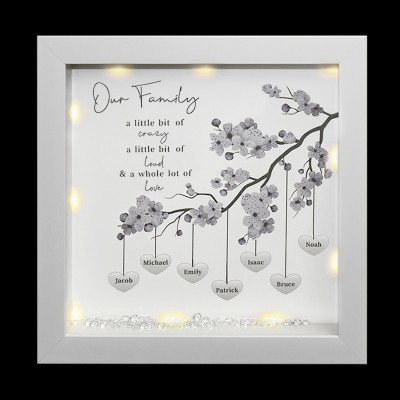 Custom Family Tree Frame Name Sign Home Decor Christmas Gift For Mom Grandma