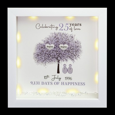 Custom Family Tree Frame Name Sign Home Decor Valentine's Day Gift
