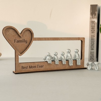 Personalized Figurines Mini Figures Mother's Day Anniversary Gift Ideas For Mom Grandma