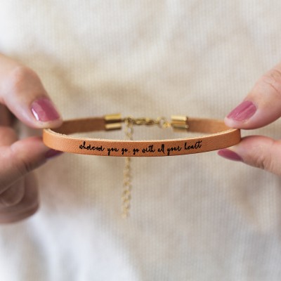 Encouragement Bracelet Strength Inspiration Gift Strong Smart Kind