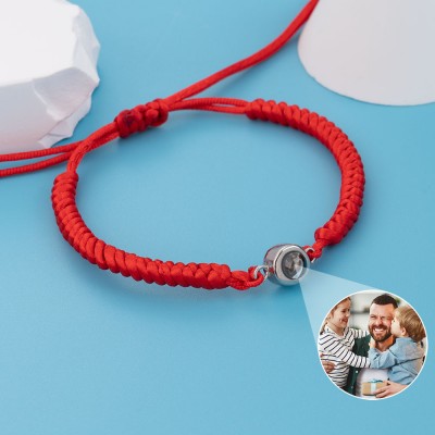 Personalised Photo Projection Bracelet For Father's Day Gift Ideas