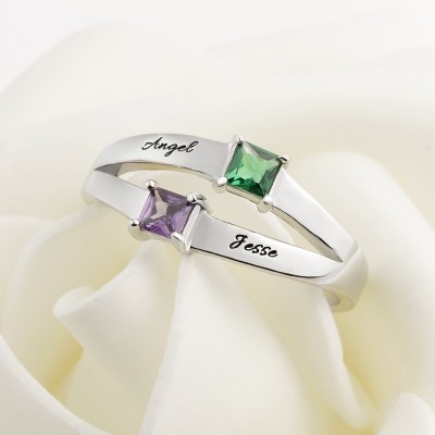 Personalised Promise Name Ring