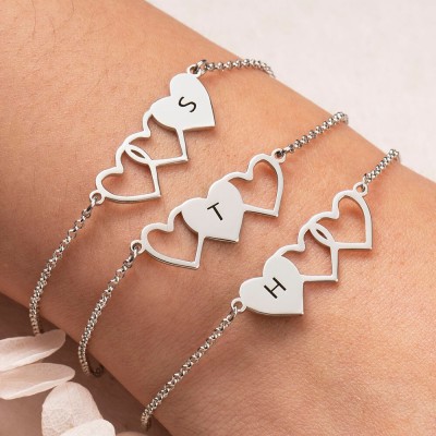 Personalised Best Friend Sister Friendship Bracelets For 3