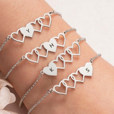 Personalised Best Friend Sister Friendship Bracelets For 4