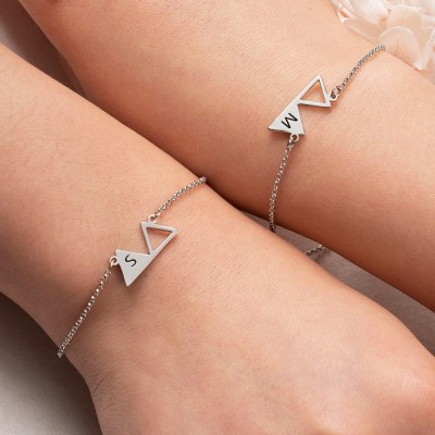 Personalised Best Friend Sister Friendship Bracelets For 2