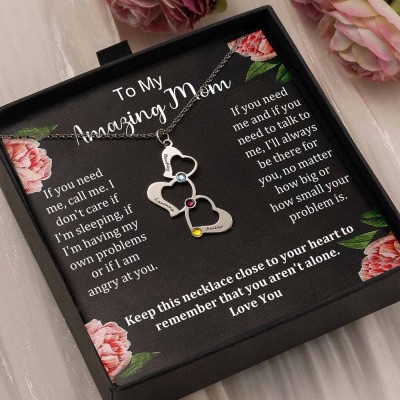 To My Amazing Mom Heart Necklace From Daughter Son Gift Ideas For Mother's Day