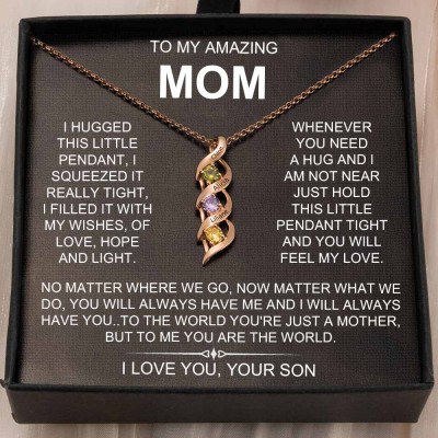To My Mom Necklace From Daughter Son Gift Ideas For Mother's Day