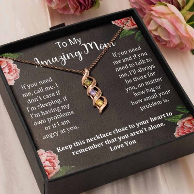 To My Mom Necklace From Daughter Son Gift Ideas For Mother's Day