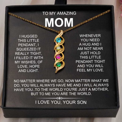 Personalized To My Mom Necklace From Son Gift Ideas For Mother's Day