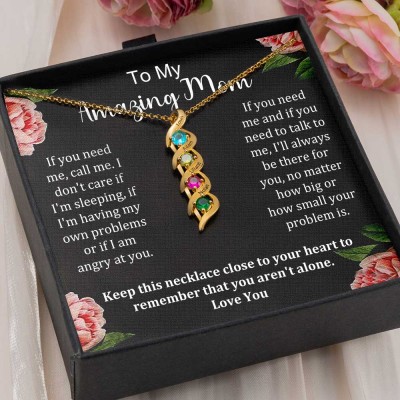 To My Mom Necklace From Daughter Son Gift Ideas For Mother's Day