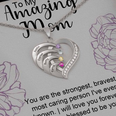 Personalized To My Mom Necklace From Son Gift Ideas For Mother's Day Birthday
