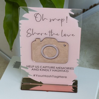 Personalized Wedding and Events Social Media Sign